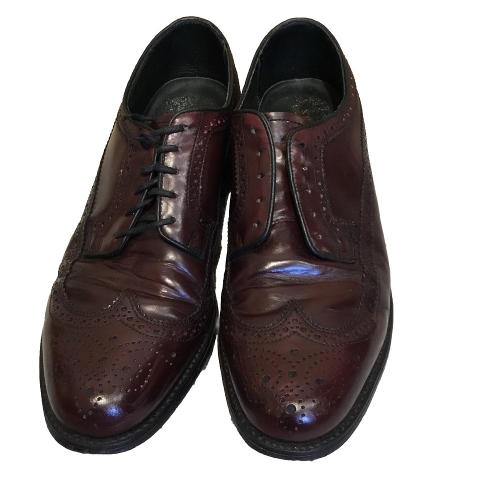 Vintage Stetson Wingtip Brogue Men's Burgundy 12
